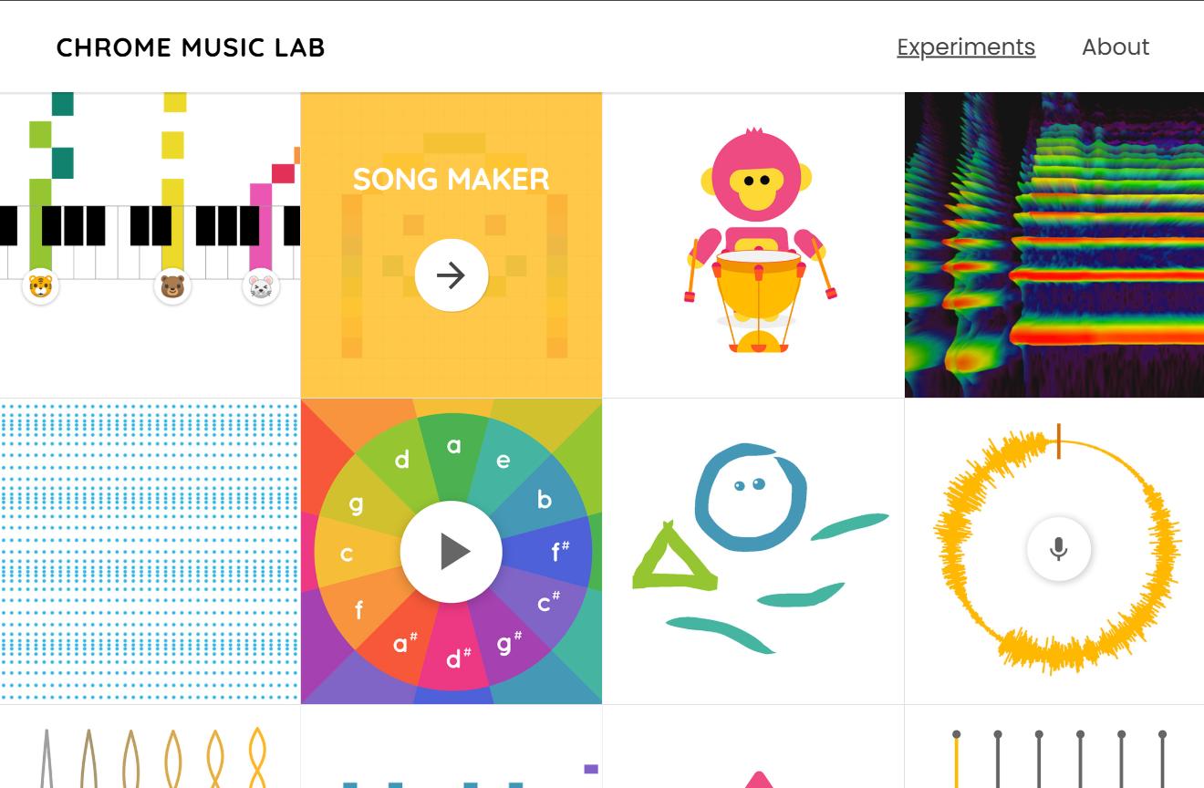 Chrome Music Lab