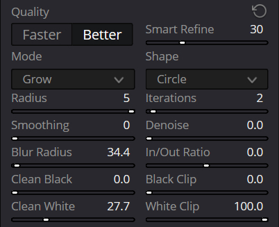 ai magic mask setting davinci resolve