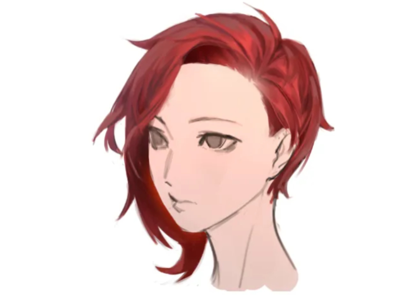 coloring hair workflow