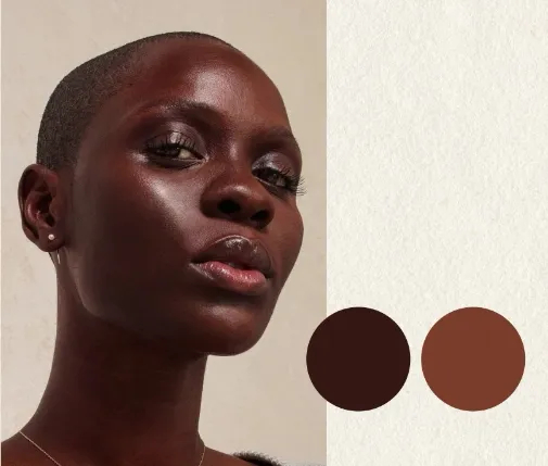 dark skin contrast
