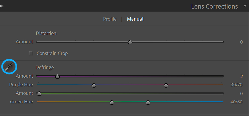 defringe controls lightroom