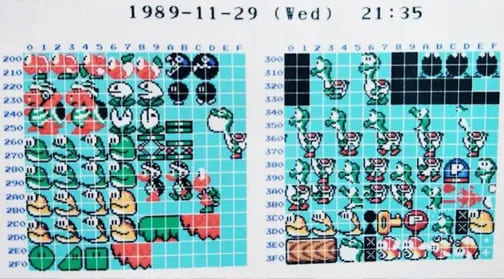 early pixel art game