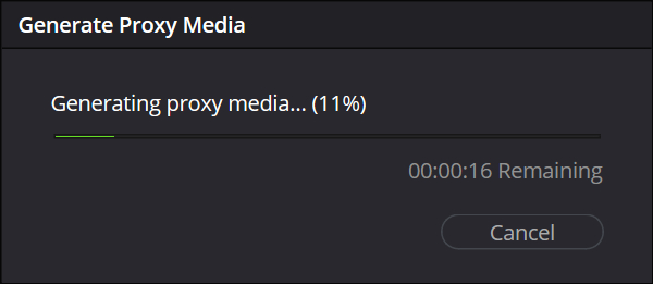 generate proxy media DaVinci Resolve