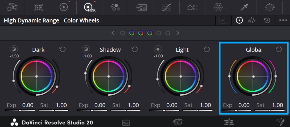 hdr global color wheel