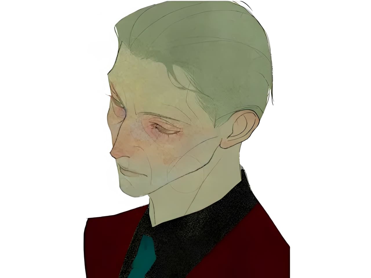 how to draw and color old people