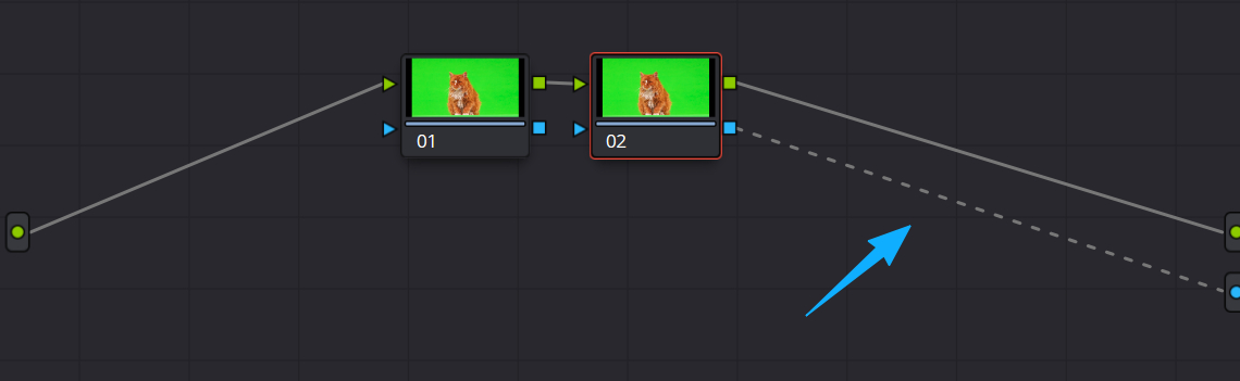 how to connect alpha output DaVinci Resolve