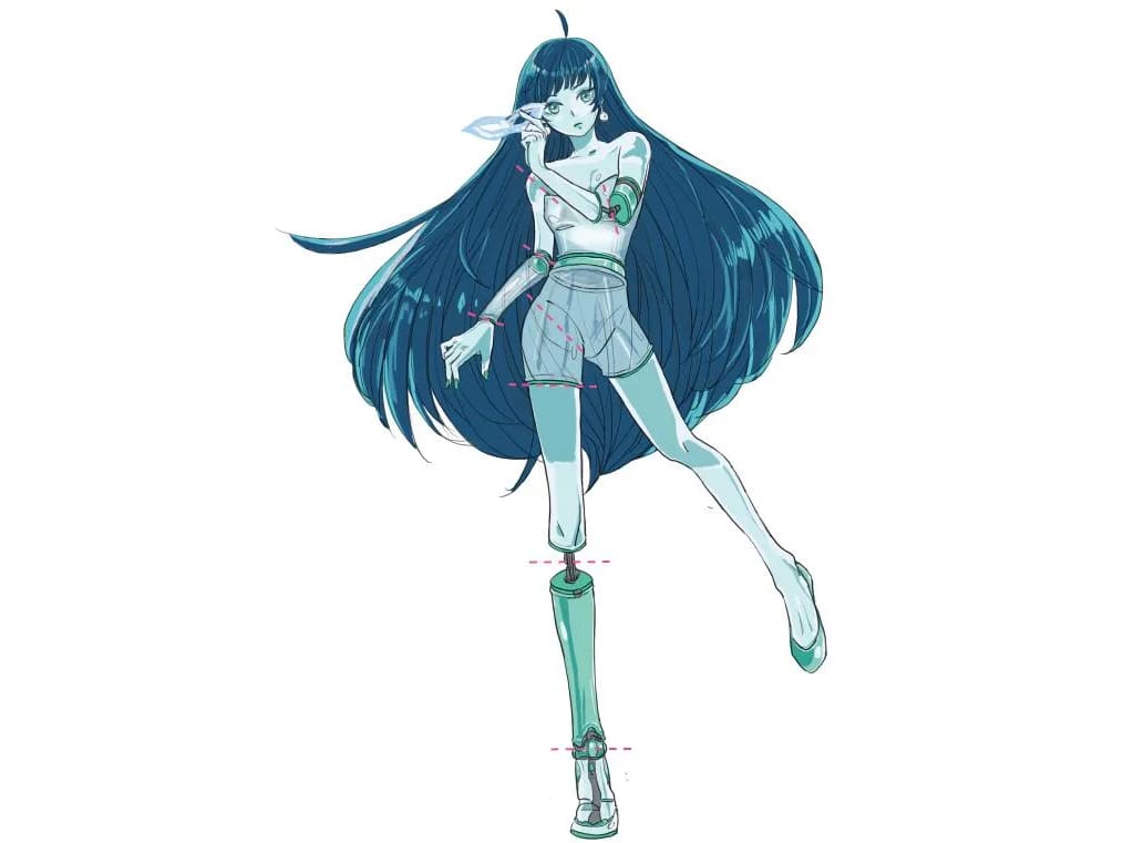 how to draw anime body