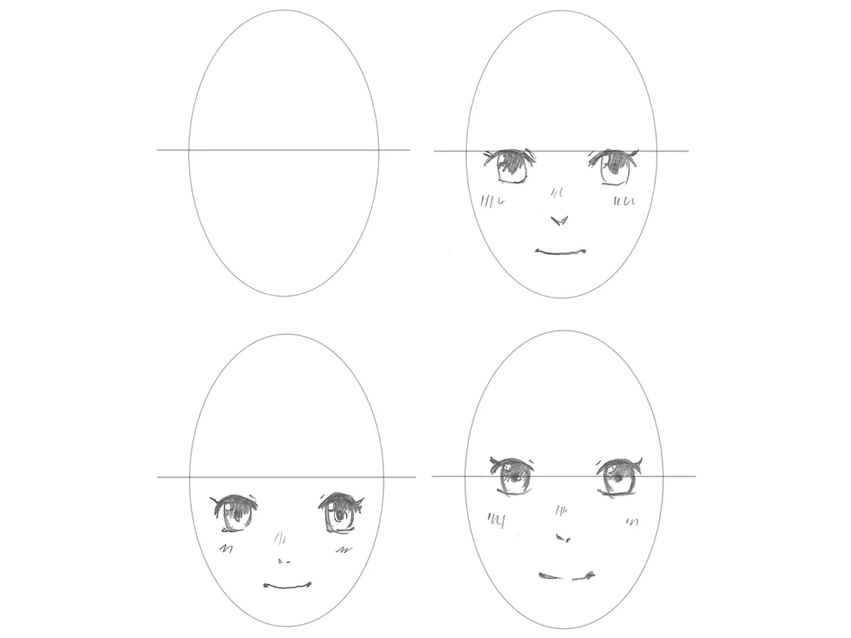 how to draw anime eye
