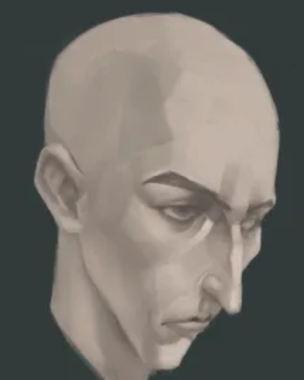 how to draw face skin color