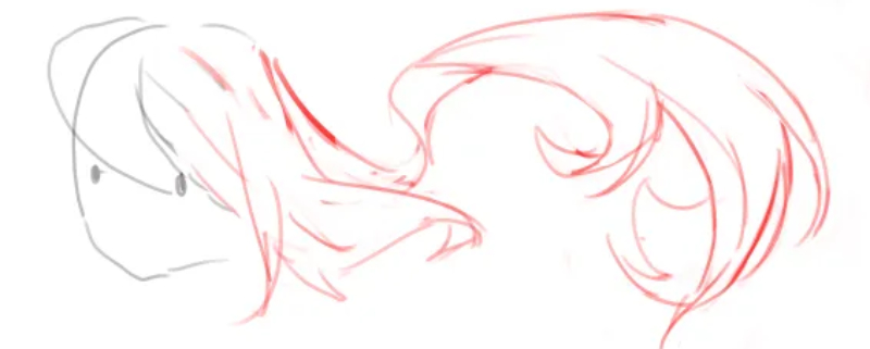 how to draw hair naturally