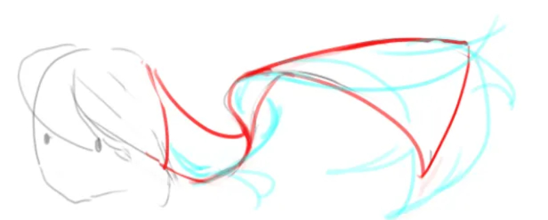 how to draw hair variation