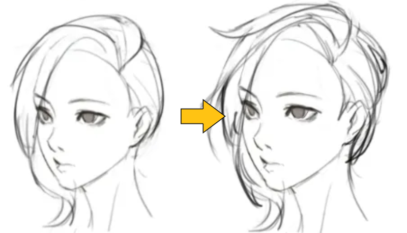 how to draw hair