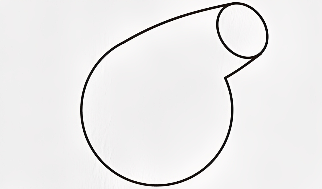 draw peppa pig facial features and ears