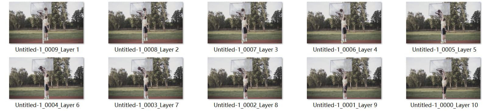 how to export photoshop layers as image