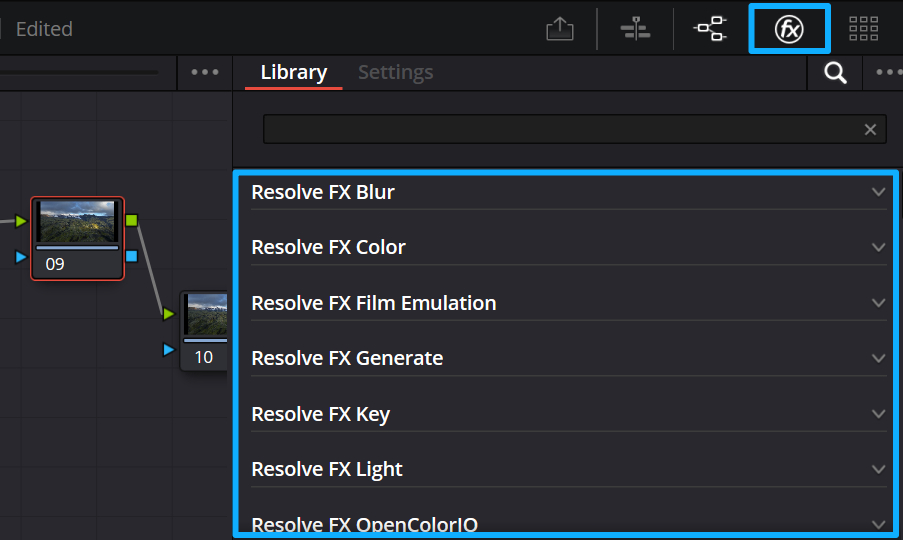 how to find openfx plugin in DaVinci Resolve