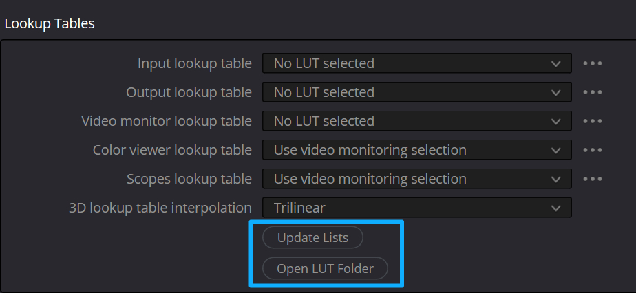 how to import lut in DaVinci Resolve