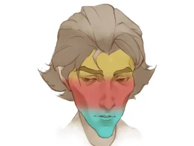 how to paint face color