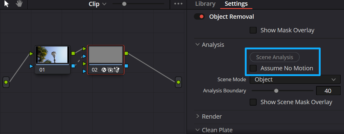 how to remove object in DaVinci Resolve