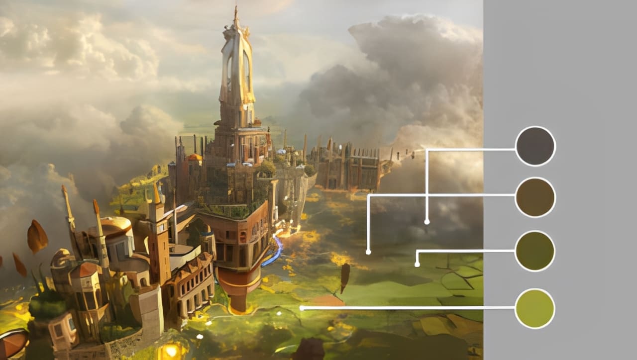 how to use hue shifting in digital painting