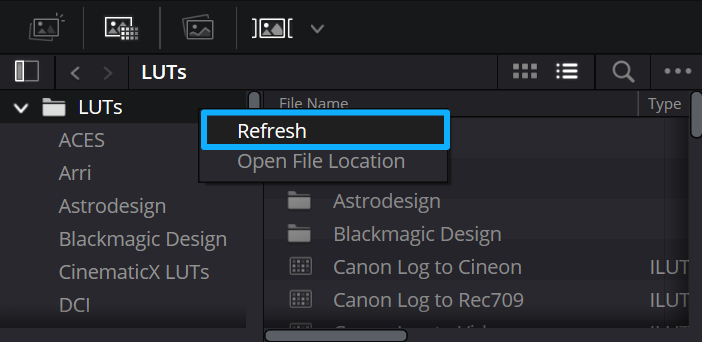 how to use lut DaVinci Resolve