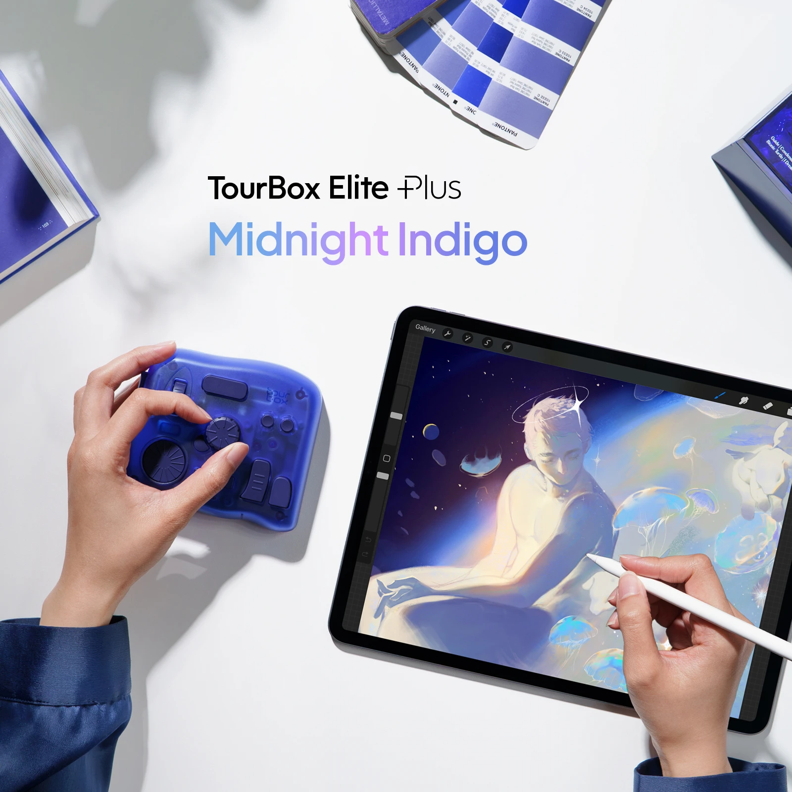 TourBox Elite Plus - Midnight Indigo