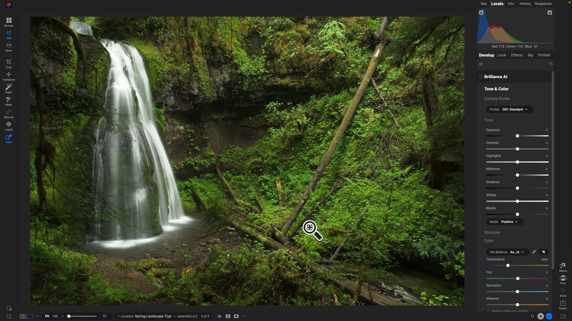 on1 photo raw image editing software