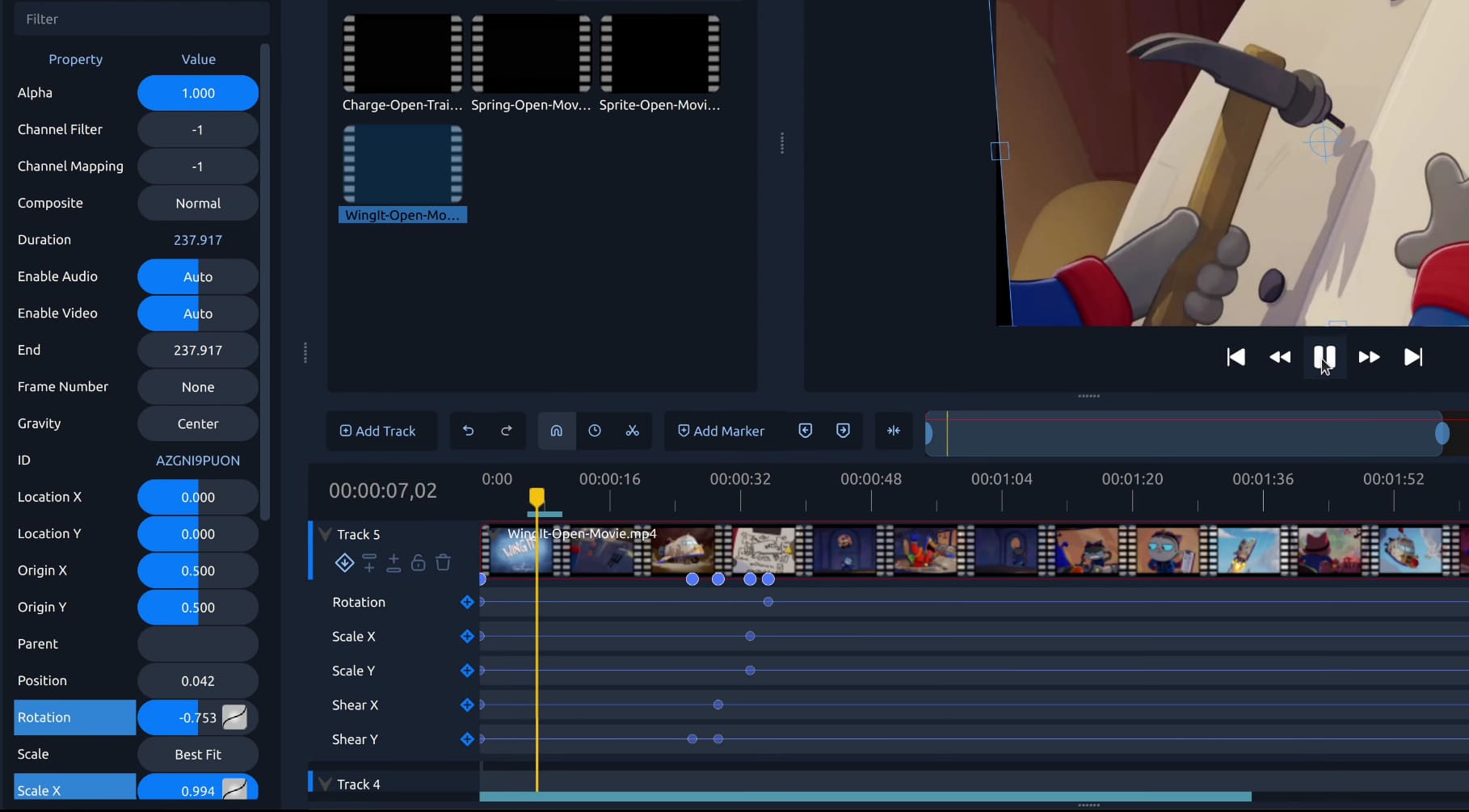 openshot free video editing software for mac