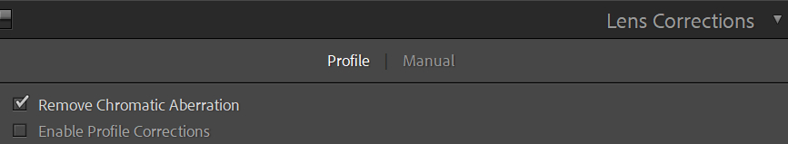 remove chromatic aberration