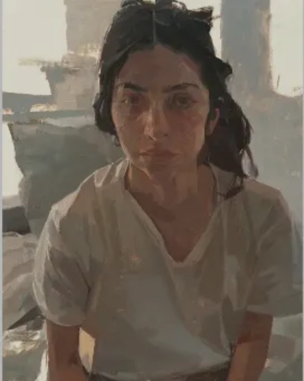 skin color in oil painting