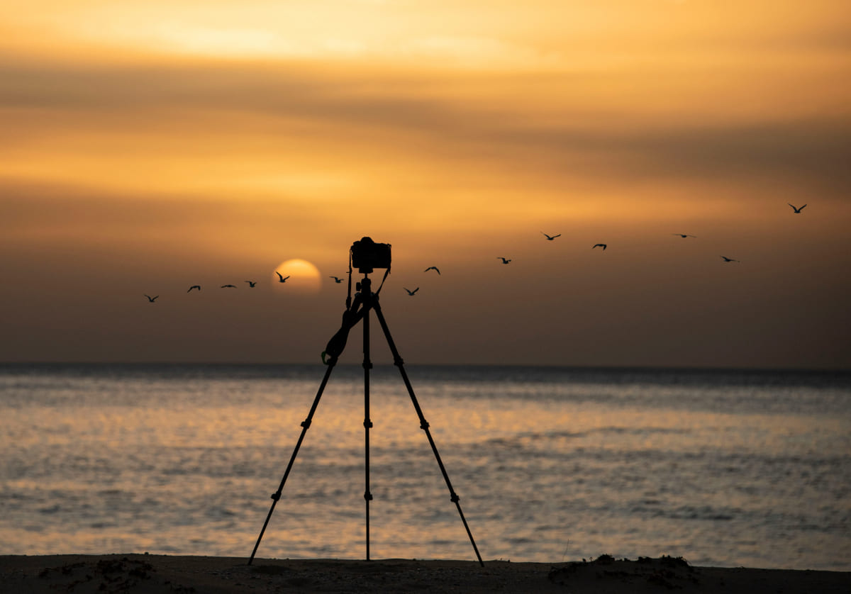 tripod in landscape photography