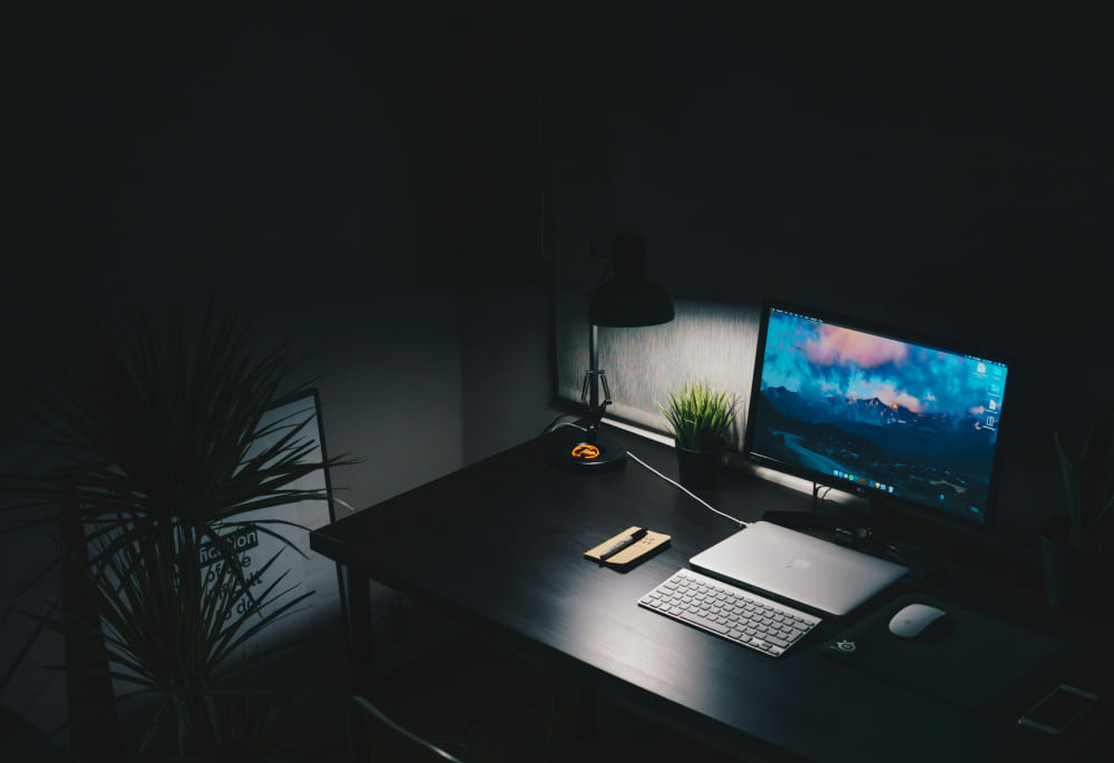 ambient lighting for screen