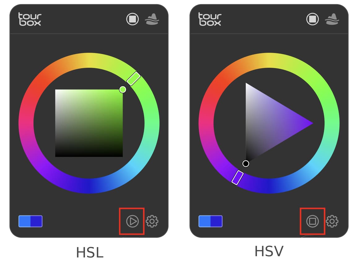color wheel dynamic color picker