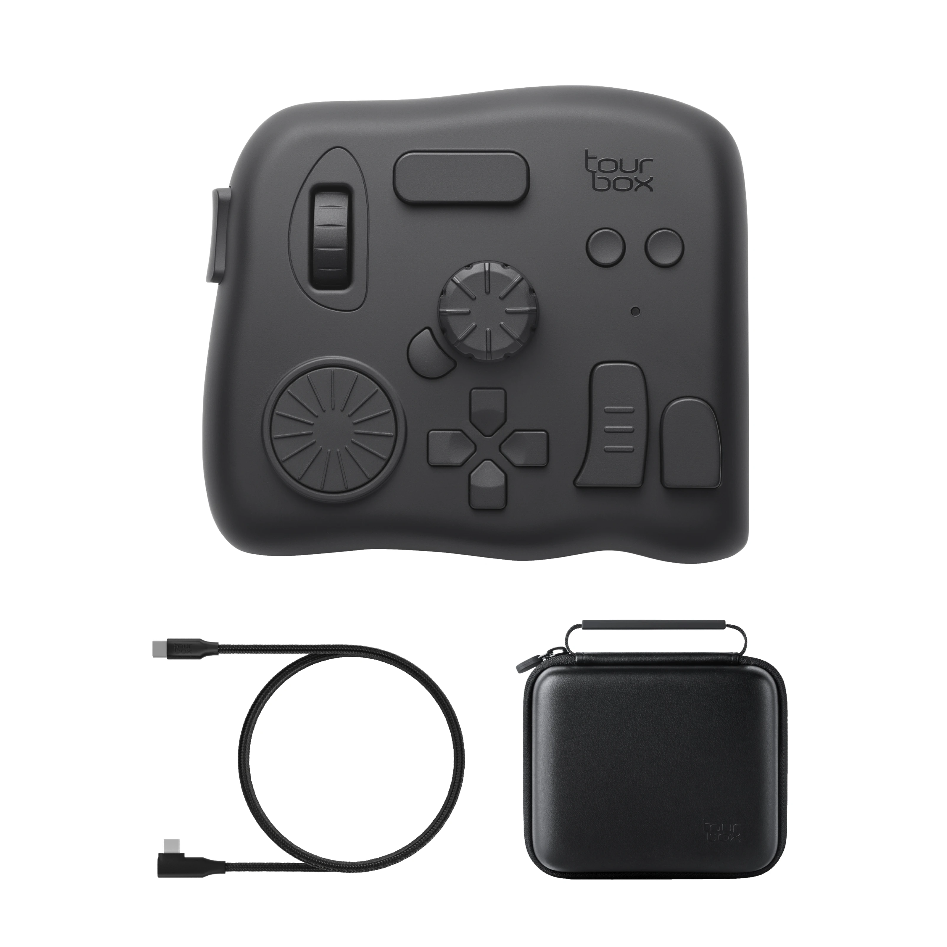 TourBox Elite ブラックBluetooth TourBox Elite - High-End Bluetooth Console for Professional