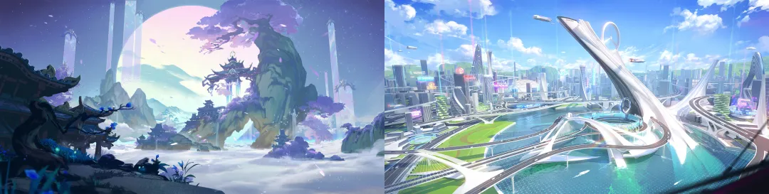 how to draw landscape composition