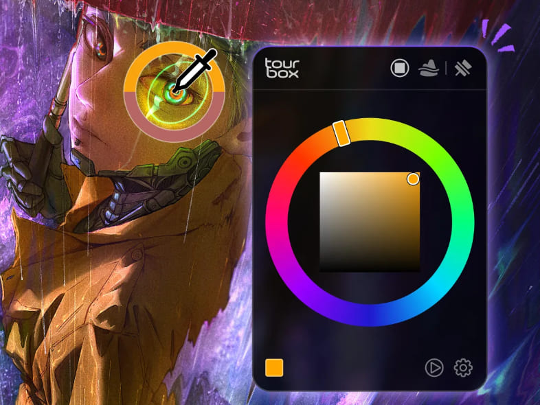 Photoshop Color Wheel TourBox