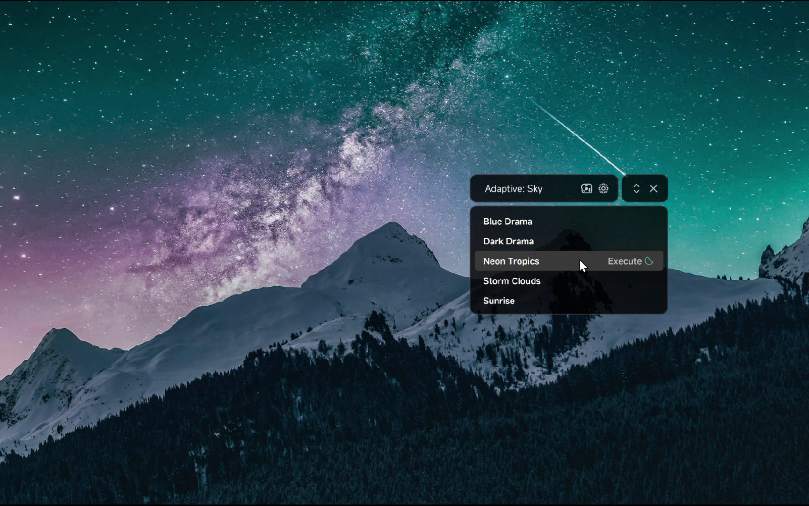 preset in TourBox Dynamic Panel V2
