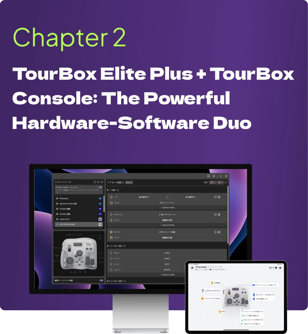 その他 Tour Box Elite Plus TourBox Elite Plus - The First iPad-Compatible Creative