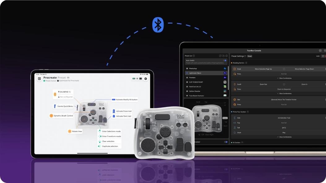 TourBox Elite Plus - The First iPad-Compatible Creative Console