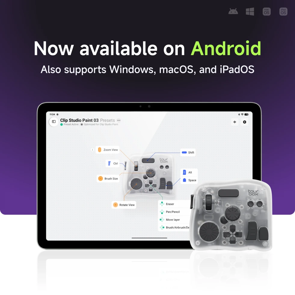 TourBox Elite Plus - The First iPad-Compatible Creative Console