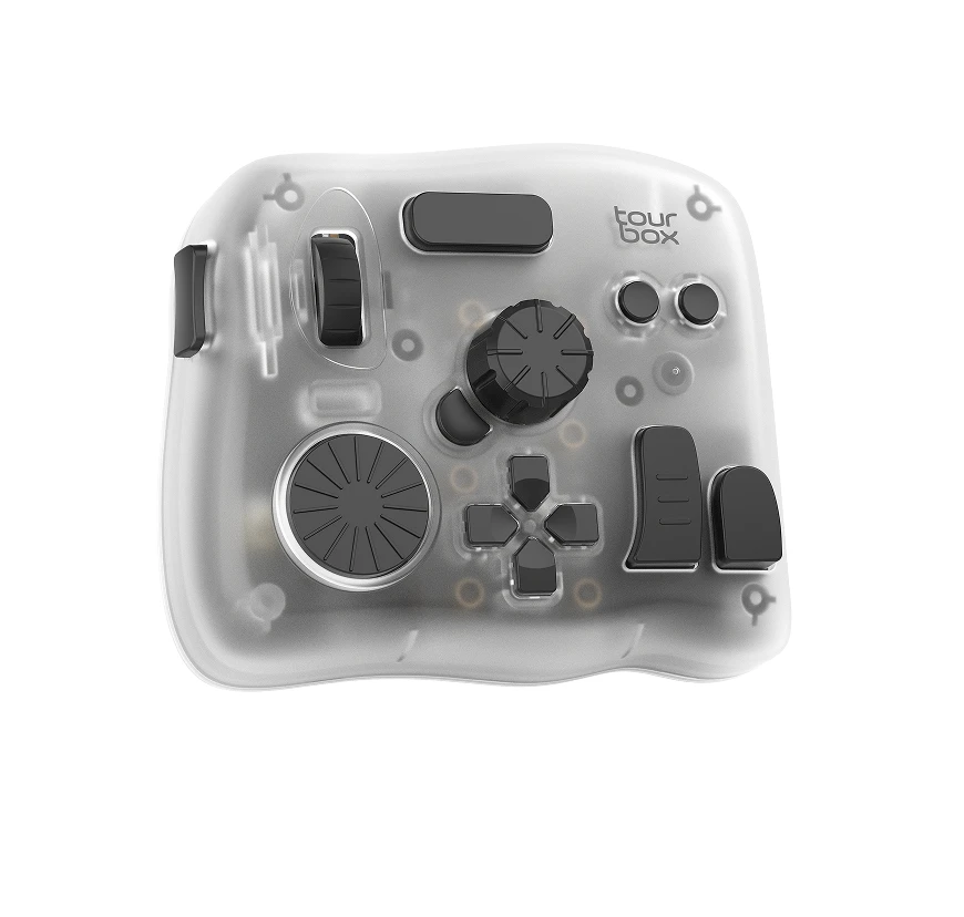 TourBox Elite Plus 左手デバイス TourBox Elite Plusーー待望のiPad対応機種。世界初、iPadひとつ