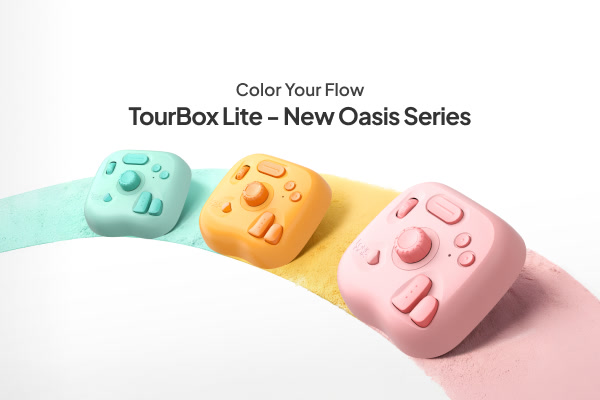 TourBox Lite - Entry-Level Creative Controller, Now in New Oasis