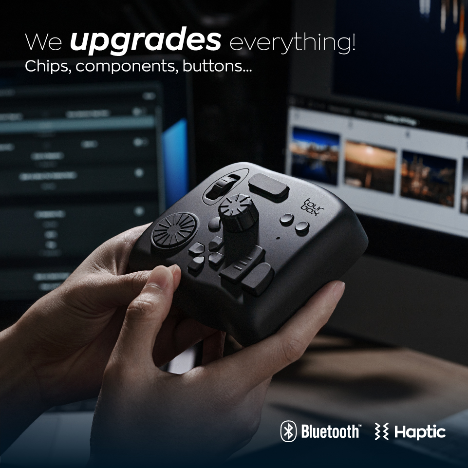 TourBox Elite - High-End Bluetooth Console for Professional